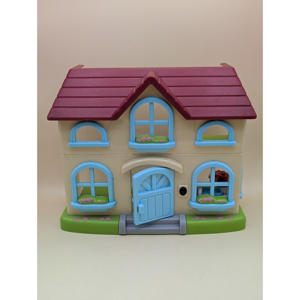 Little House Pretend Play Toy People & 14 Accessoires Working Sounds Doorbell +